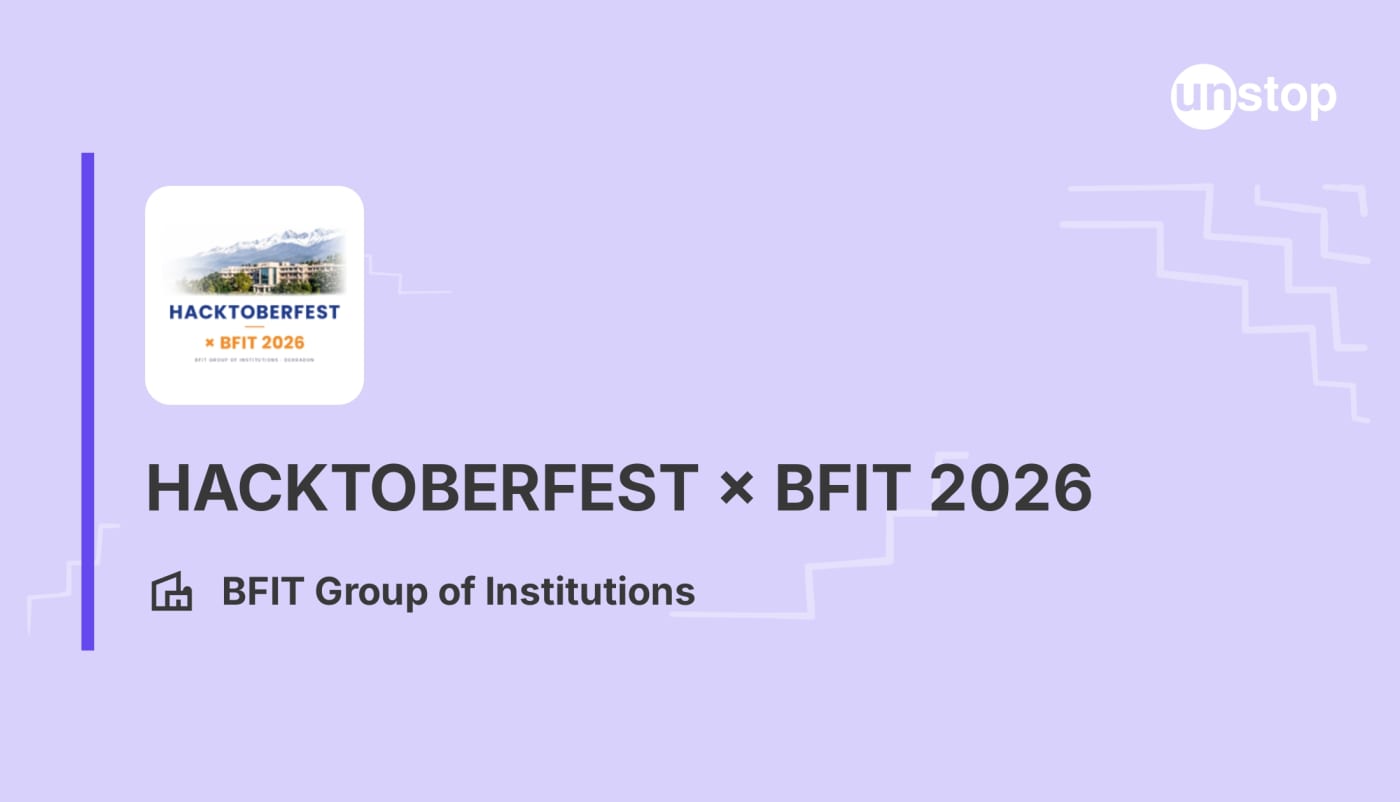 Hacktoberfest × BFIT HACKATHON 2026 banner