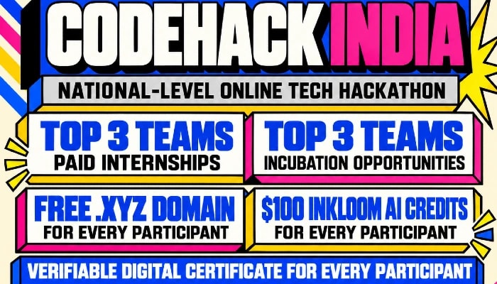 CodeHack India - National Level Hackathon banner