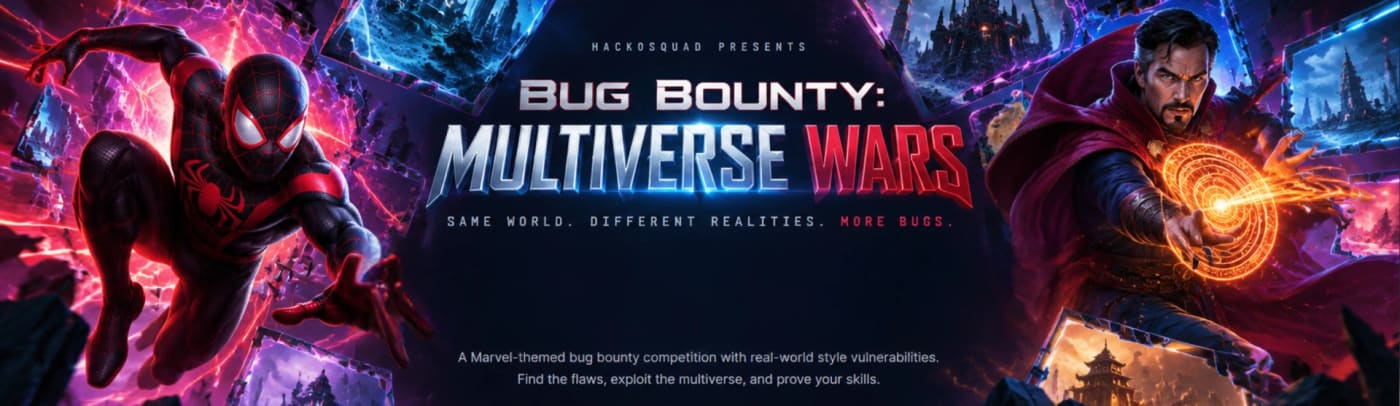 Bug Bounty: Multiverse Wars Competition banner