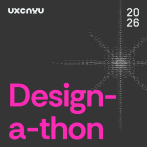 2026 UXC NYU Fall Design-a-thon banner