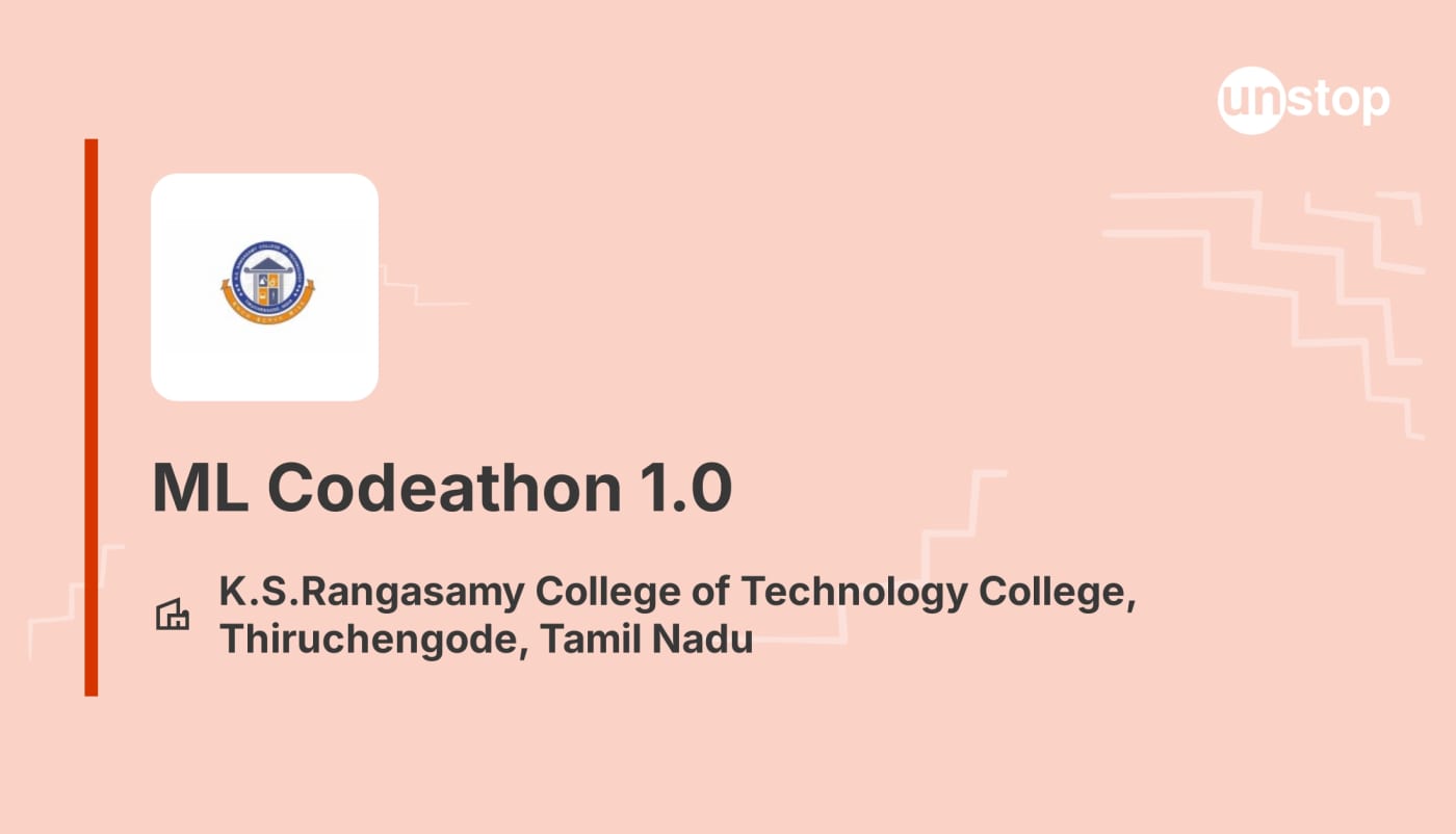 ML Codeathon 1.0 banner