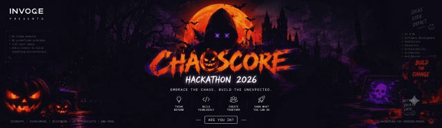 ChaosCore Hackathon 2026 banner