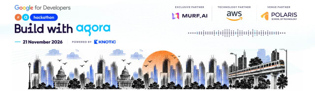 Build with Agora - BLR banner