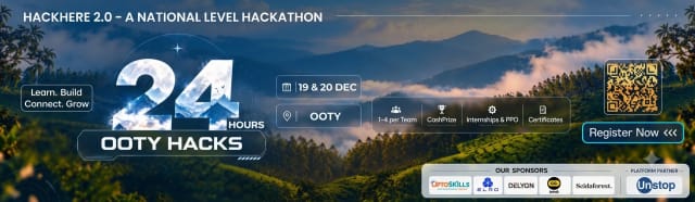 Ooty Hacks banner