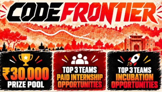 CodeFrontier Hackathon - Hack With Pune banner