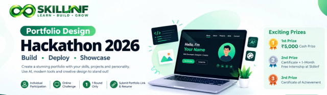 Portfolio Design Hackathon 2026 – Build, Deploy & Showcase Your Creative banner