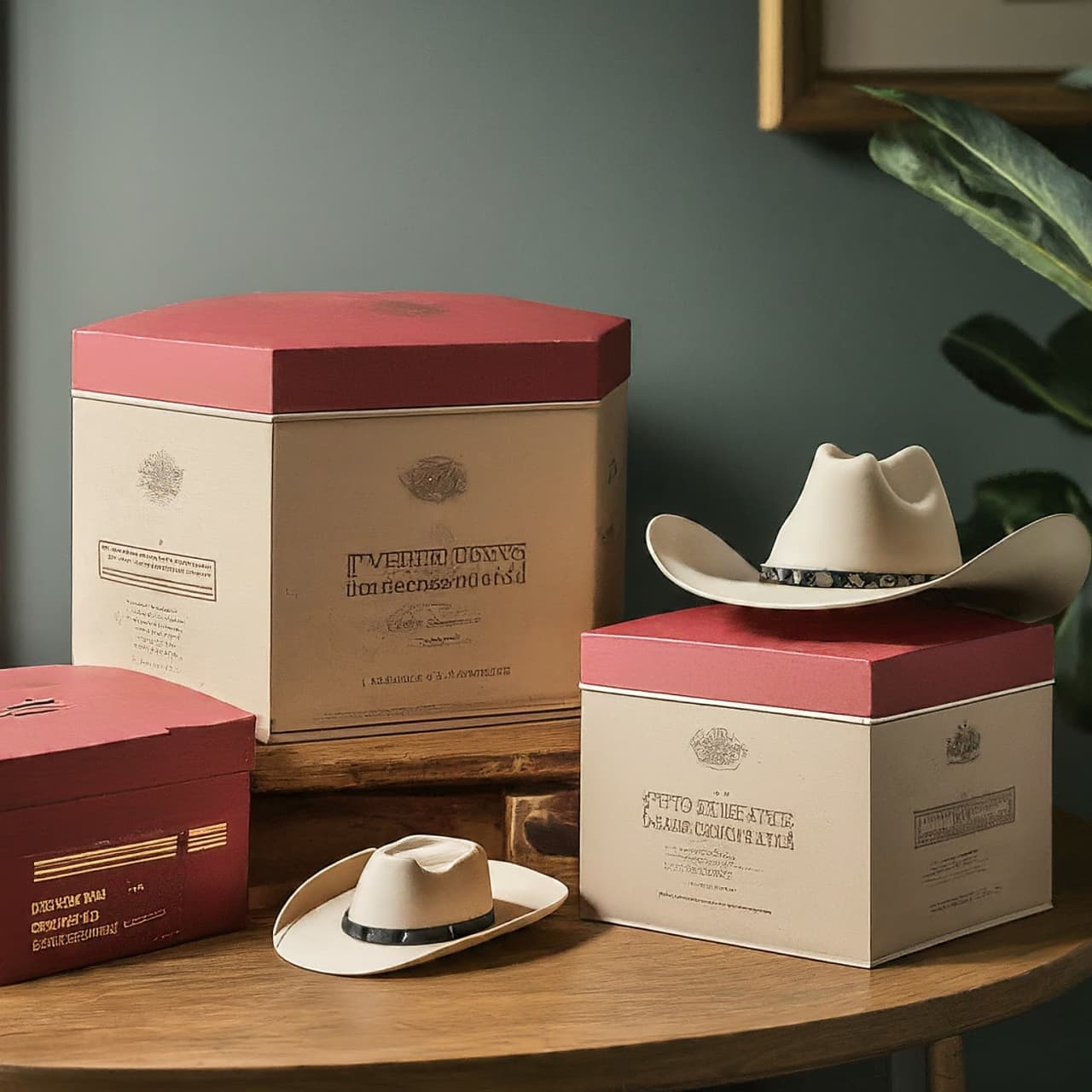 Cowboy Hat Boxes - view 1