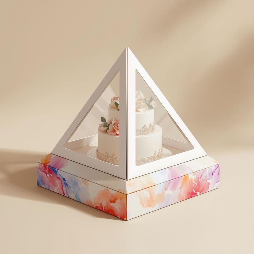Pyramid Cake Boxes - view 1