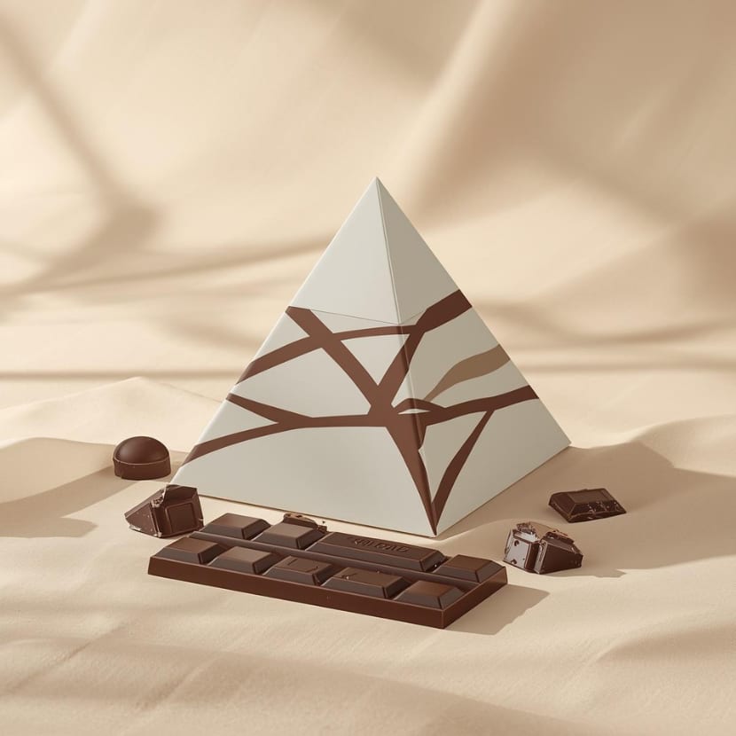Pyramid Chocolate Box - view 1