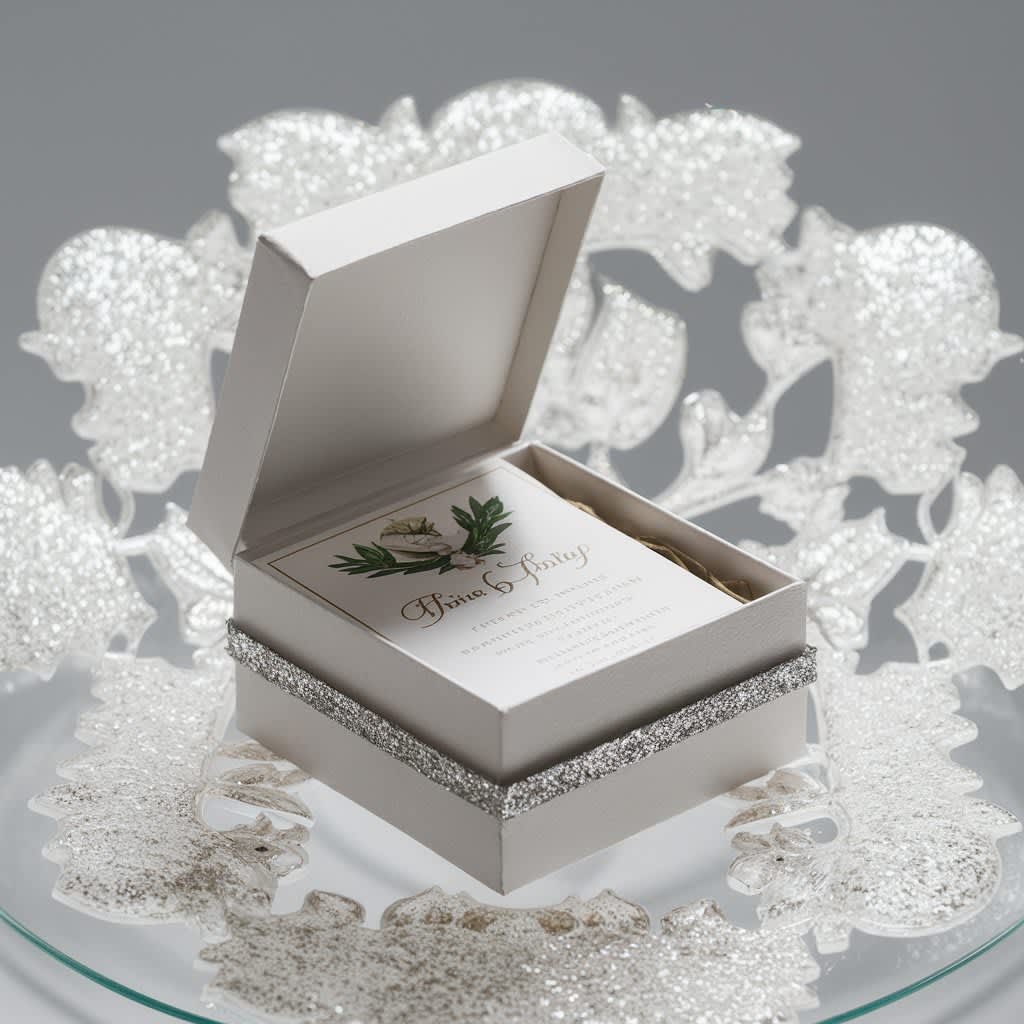 Rigid Square Invitation Boxes - view 1