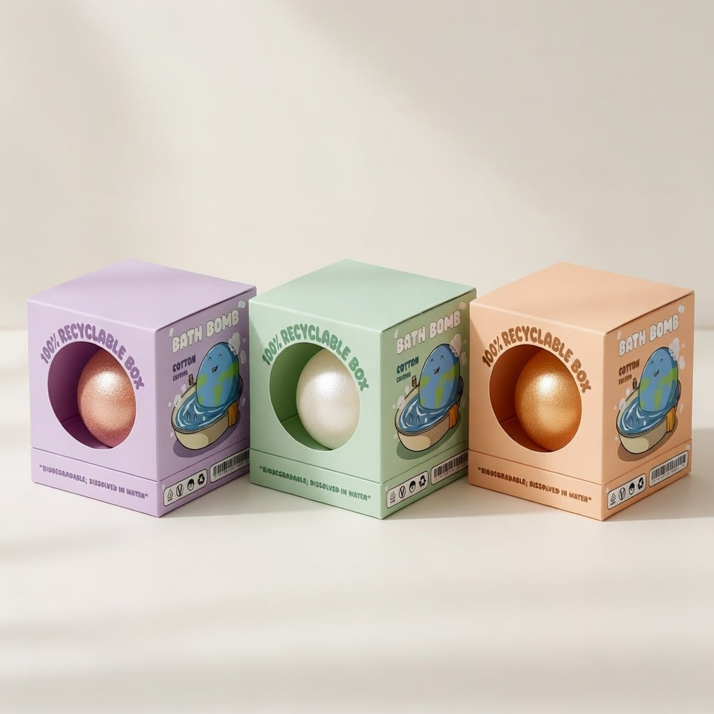 Bath Bomb Packaging - view 1