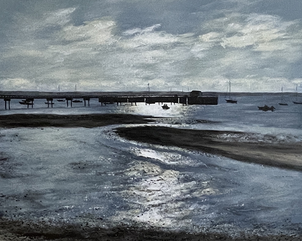 Tidal Flats Light And Water, Acrylic, by Ed Walsh