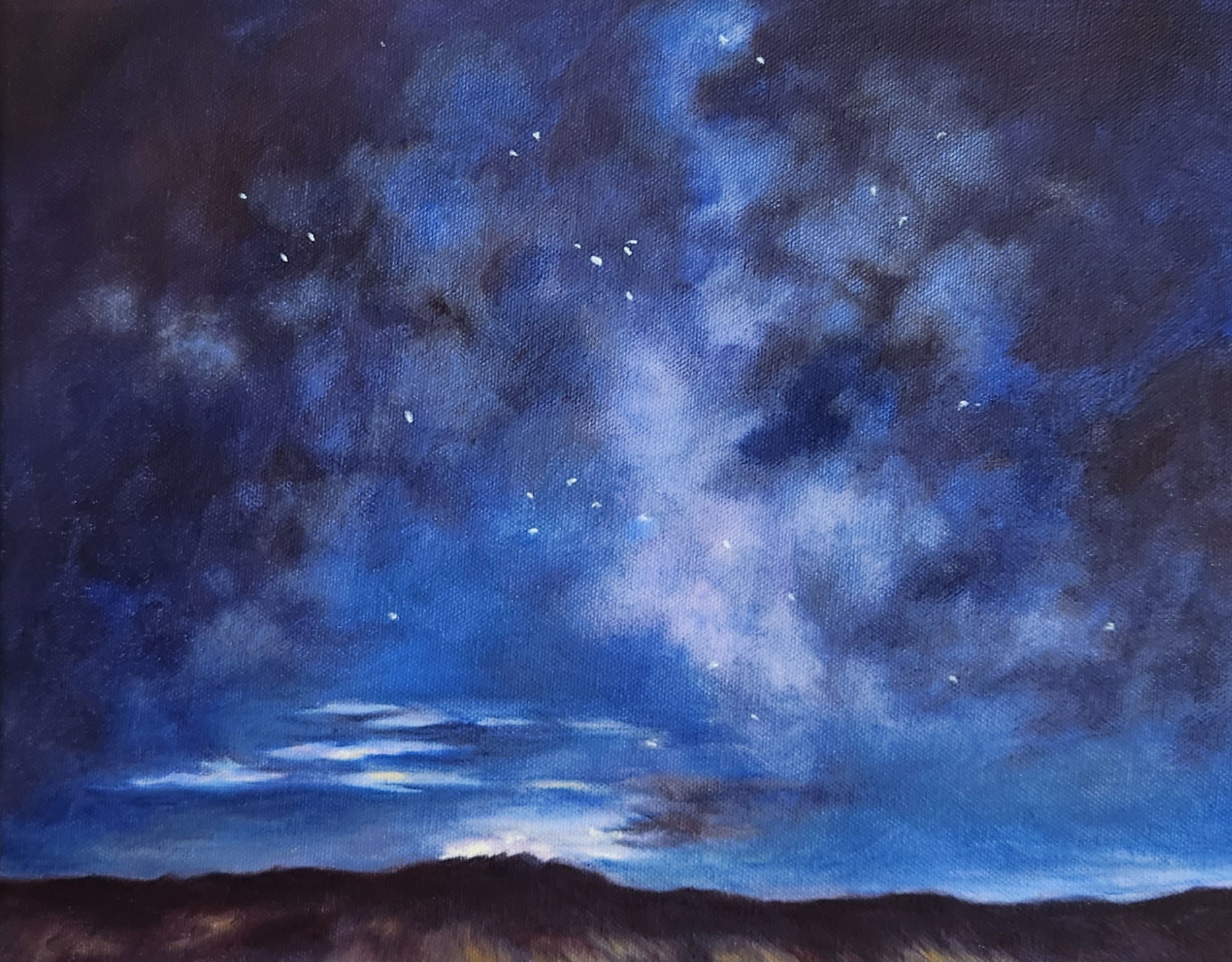 Moon Rising, Oil, by Catherine Skowron