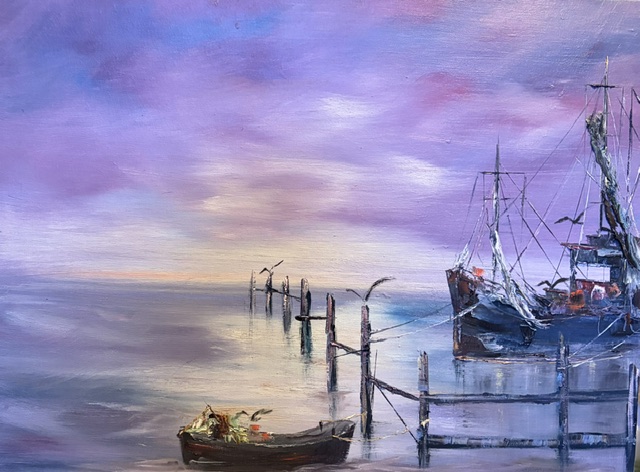 Meditation Calm, Oil, by Brenda Silva