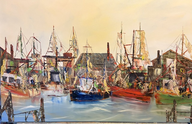 They Learned from the Best, Oil, by Brenda Silva
