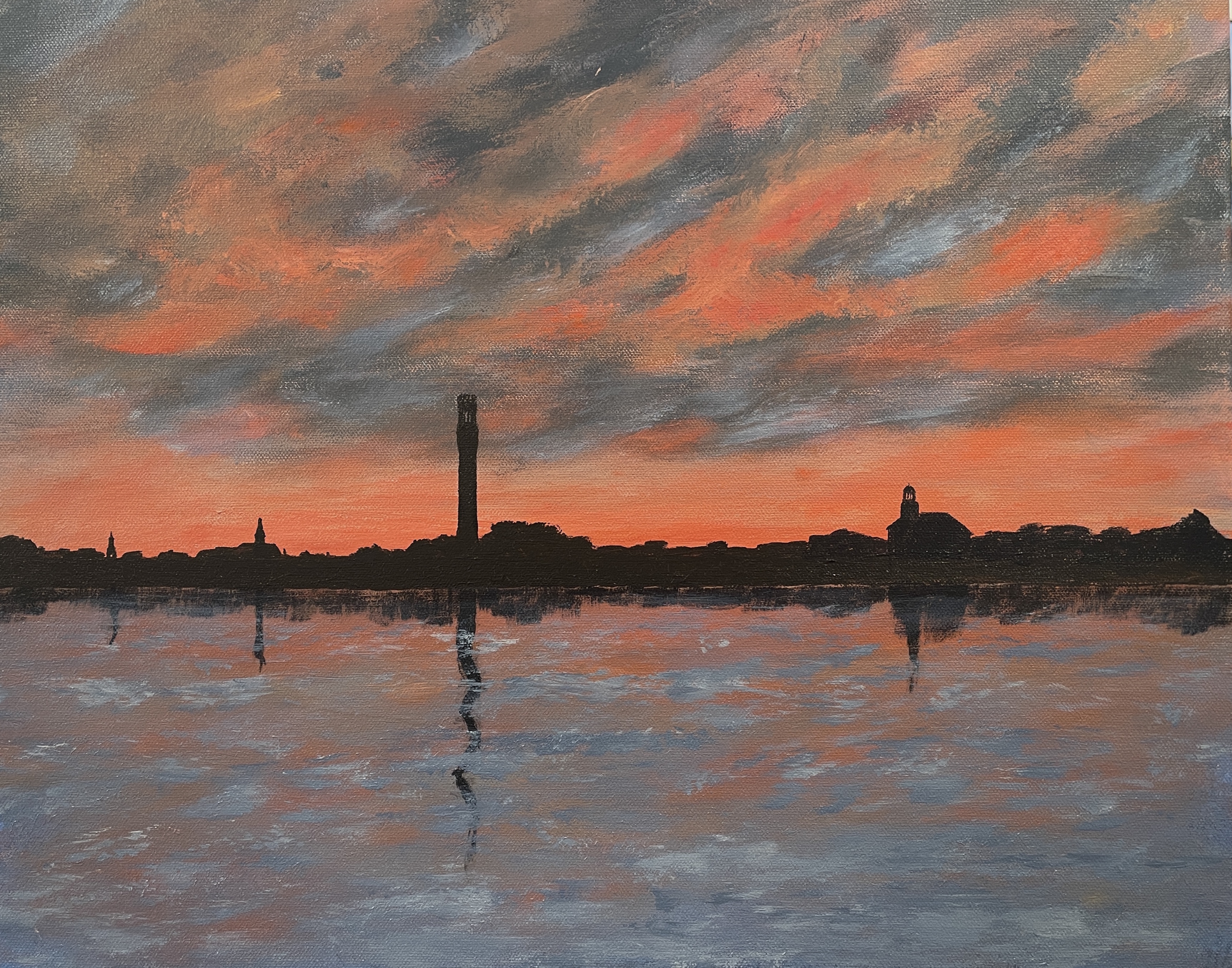 End Of The Day, Acrylic, by Ed Walsh