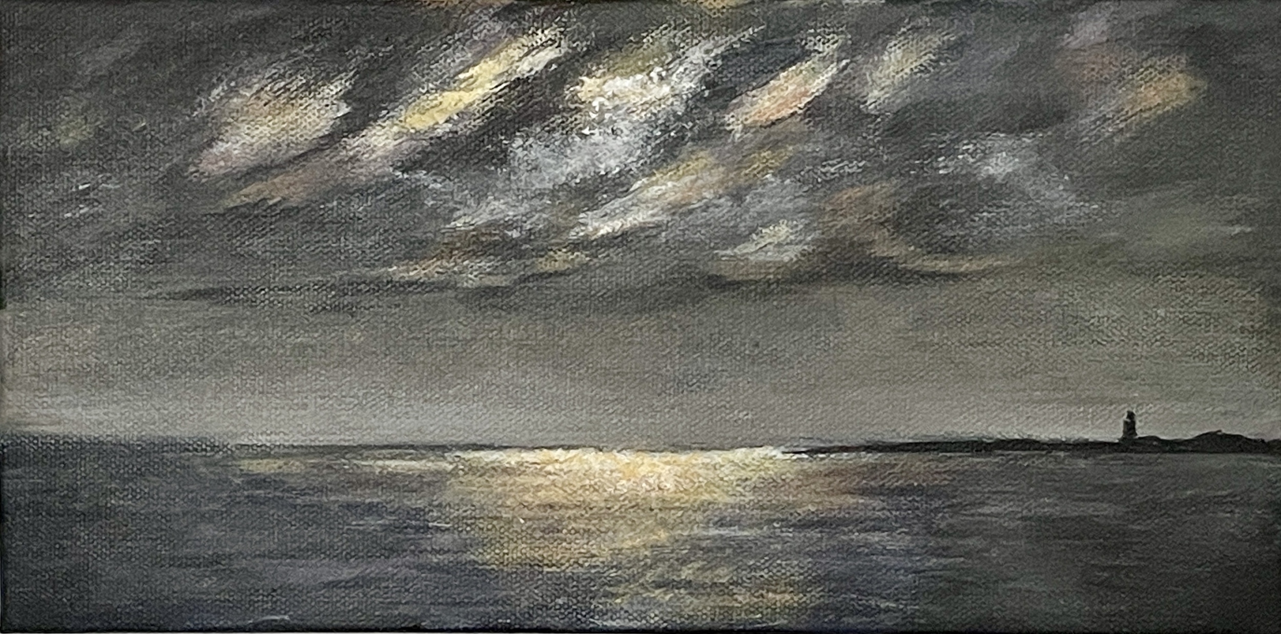 Luna, Acrylic, by Ed Walsh
