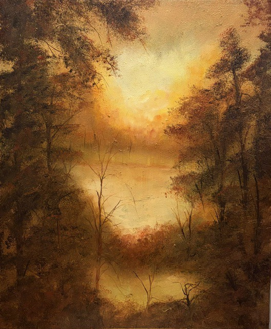 Morning Light Beech Forest by Brenda Silva