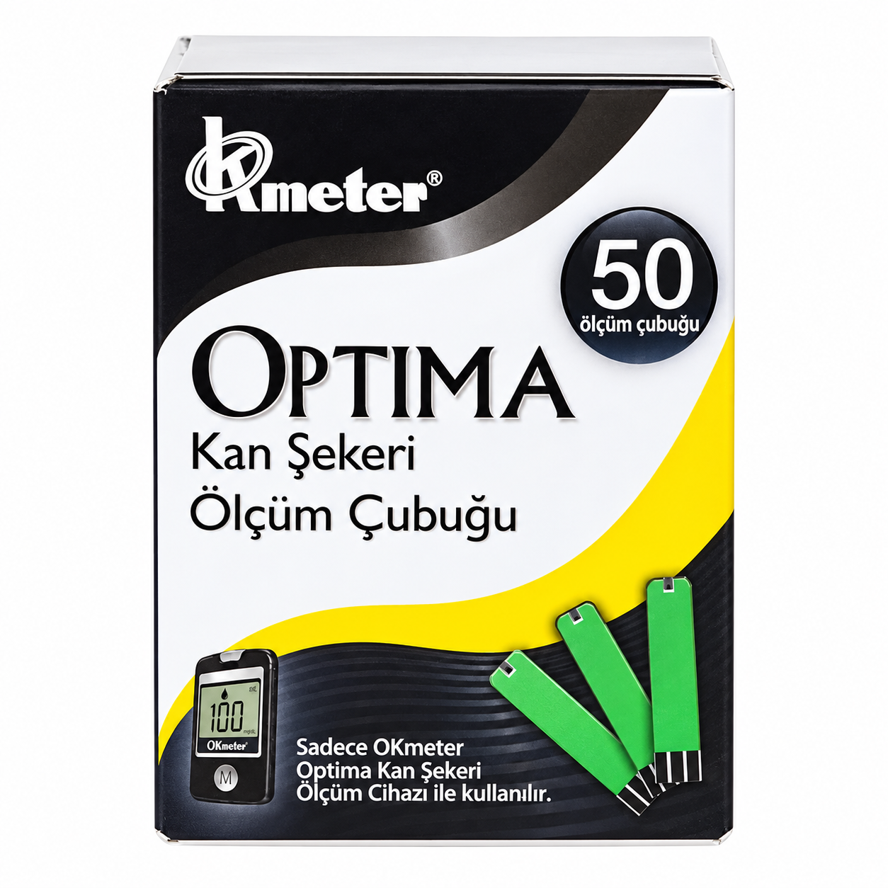 Optima Şeker Ölçüm Stribi 50'li