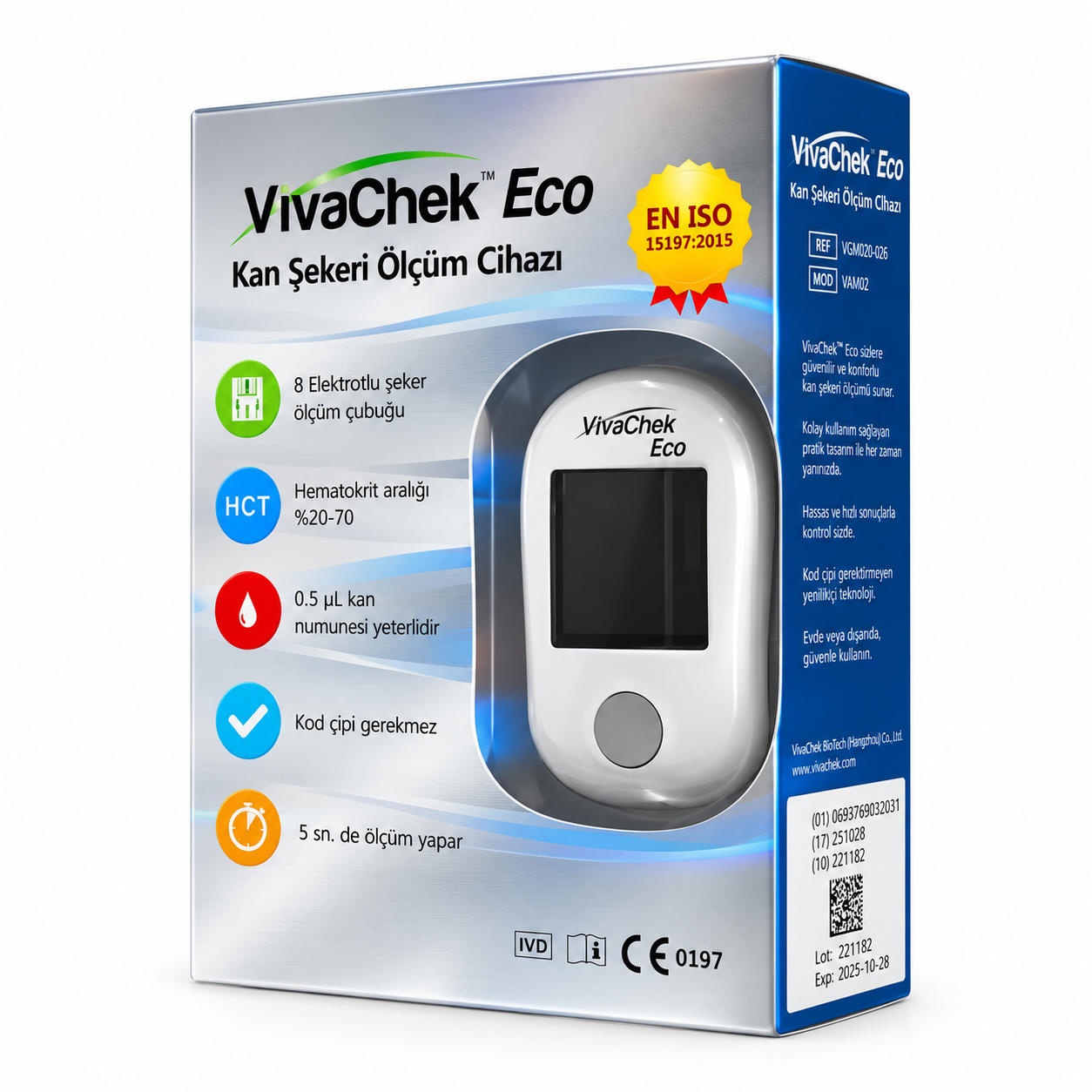 Vivachek Eco Şeker Ölçüm Cihazı