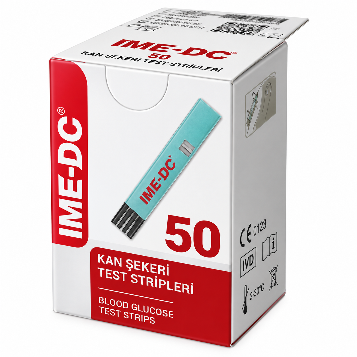Ime-Dc Strip Kan Şekeri Ölçüm Çubuğu 50'li