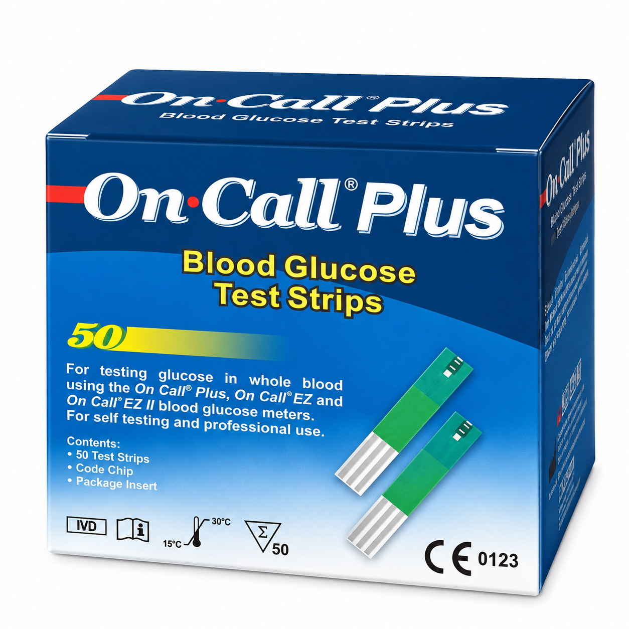 On Call Plus 50'li Şeker Ölçüm Çubuğu