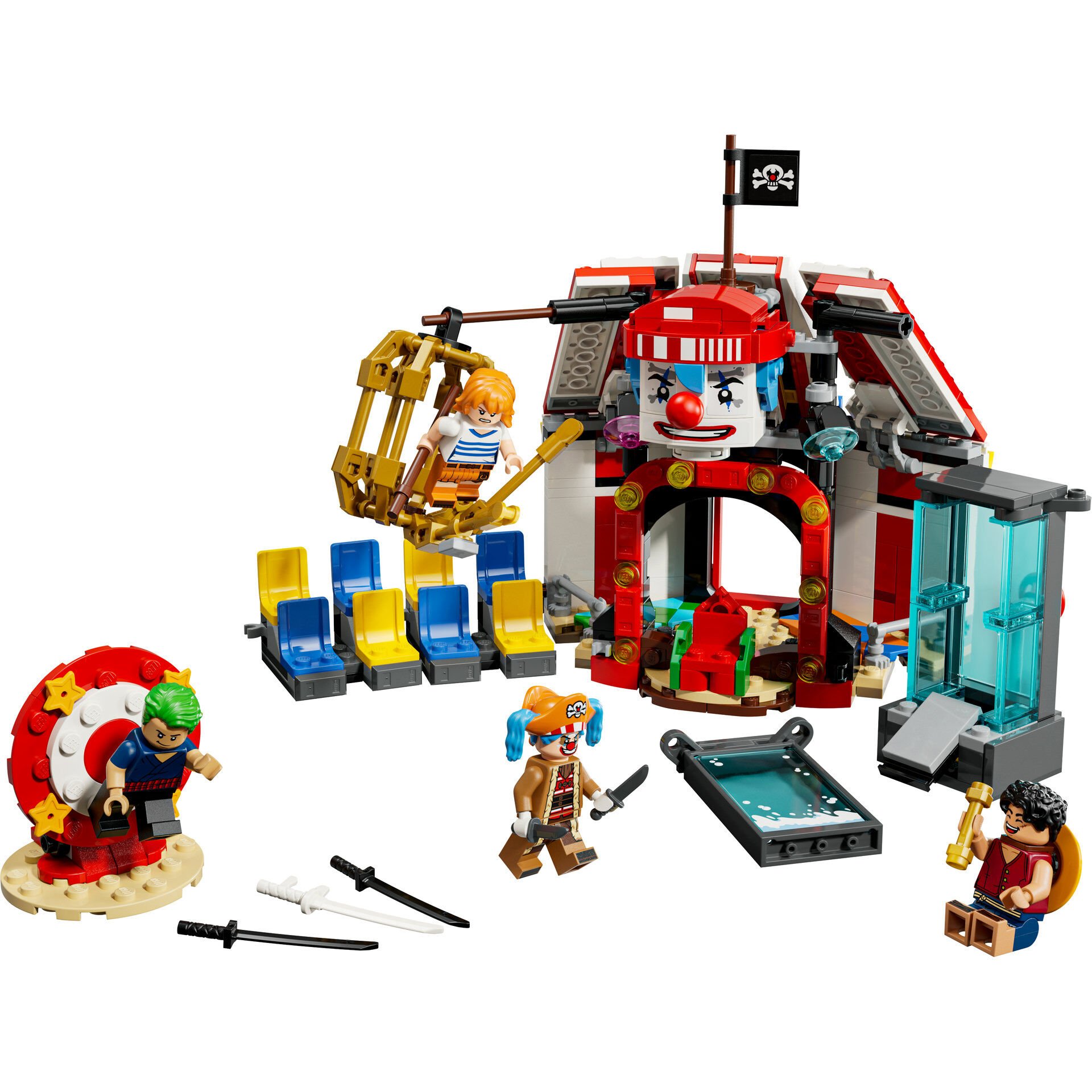 LEGO ONE PIECE Palyaço Buggy'nin Sirk Çadırı — premium oyuncak
