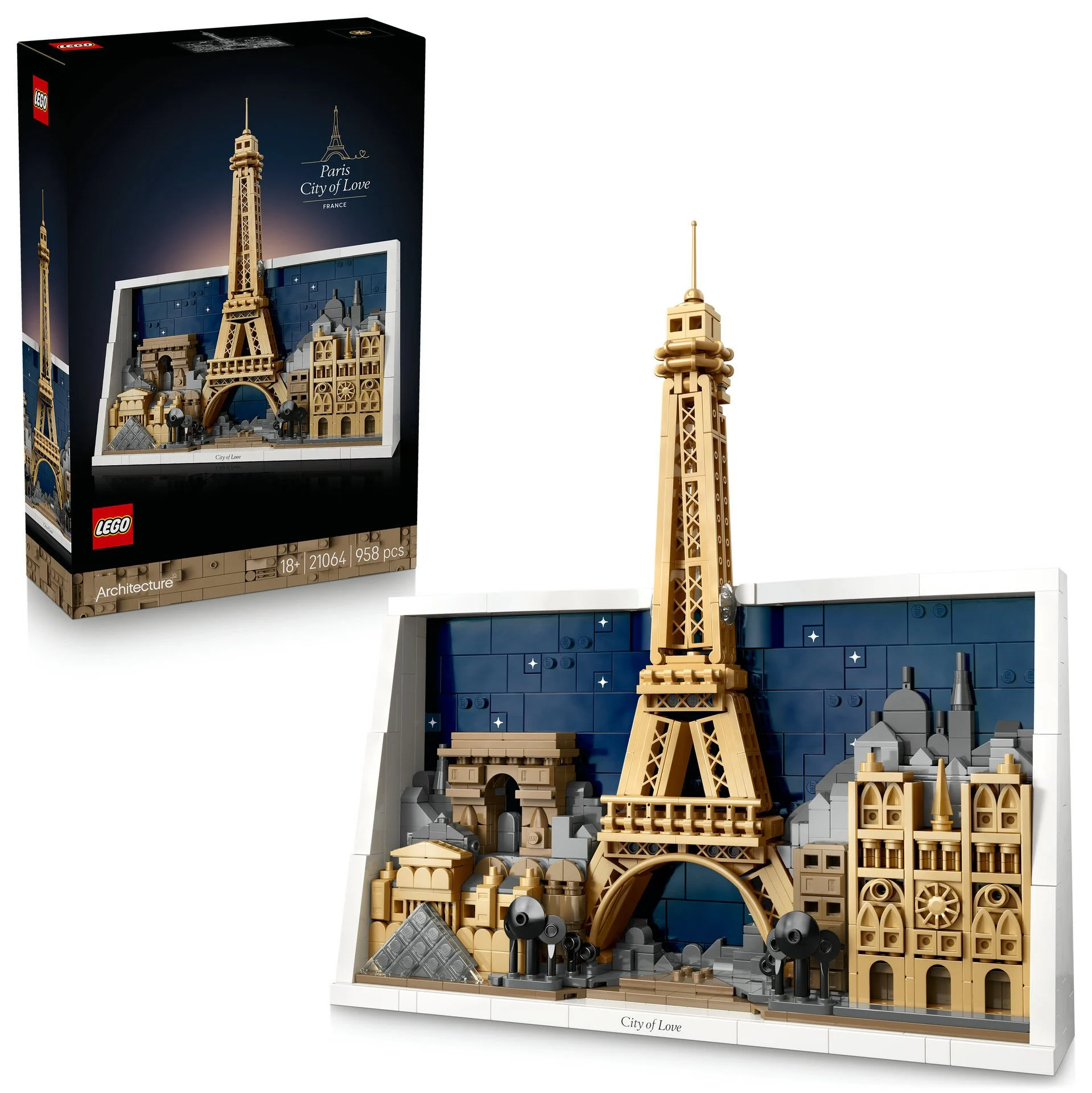 LEGO Architecture Paris – Aşıklar Şehri — premium oyuncak