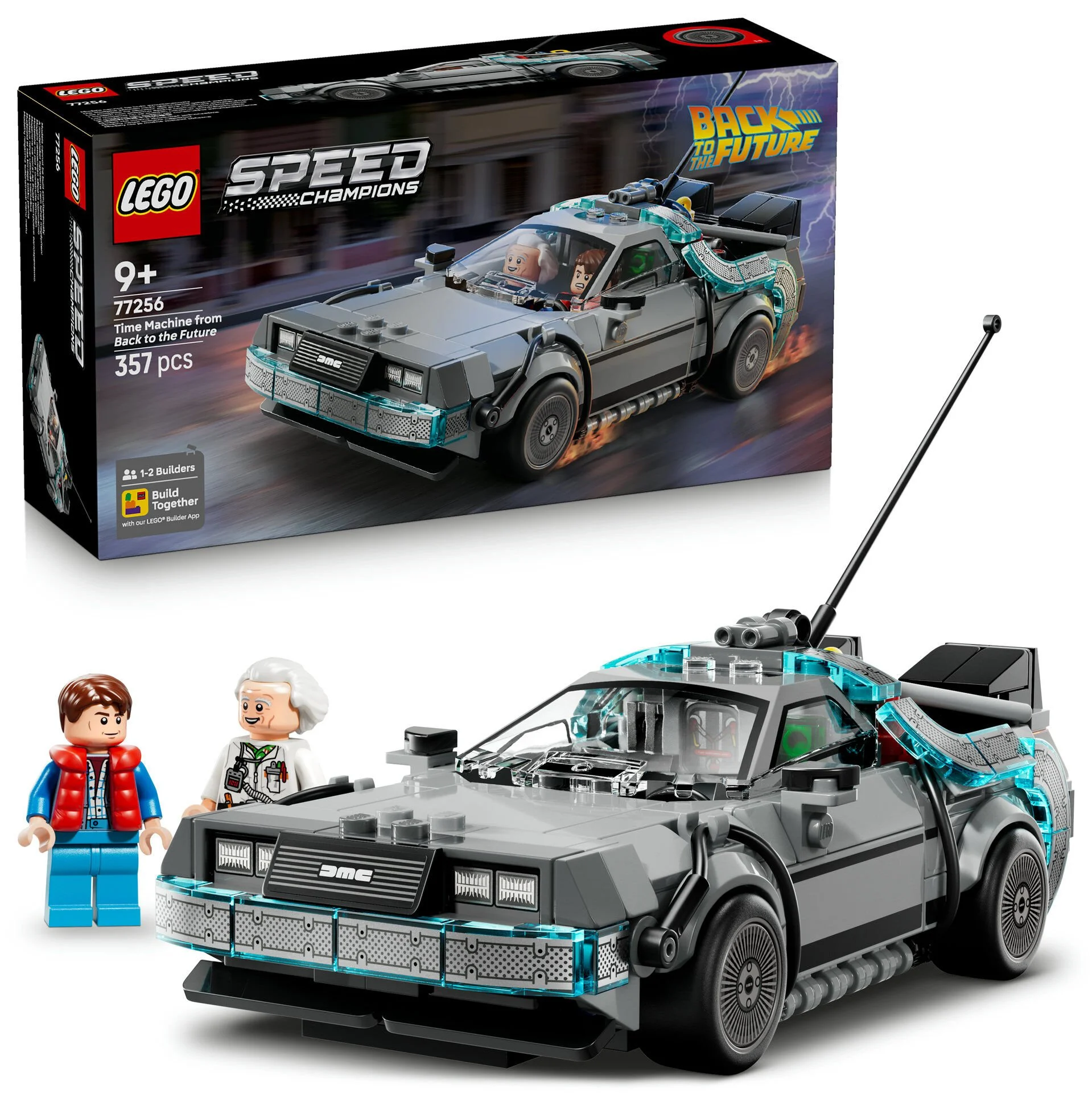 LEGO Speed Champions Geleceğe Dönüş’ten Zaman Makinesi — premium oyuncak