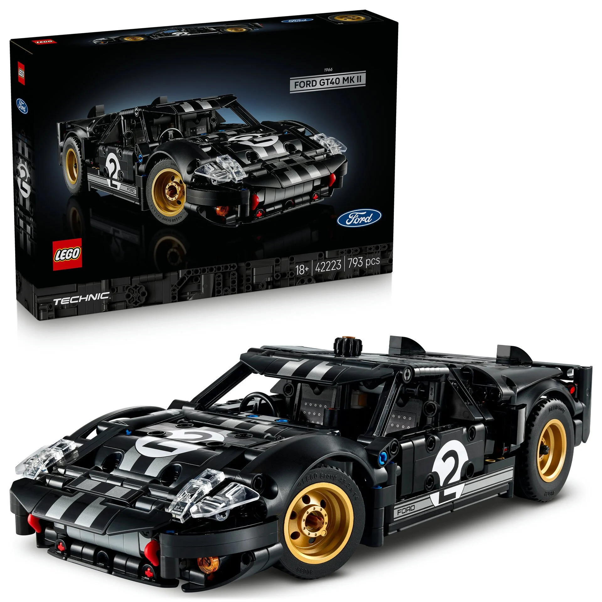 LEGO Technic 1966 Ford GT40 MKII Yarış Arabası