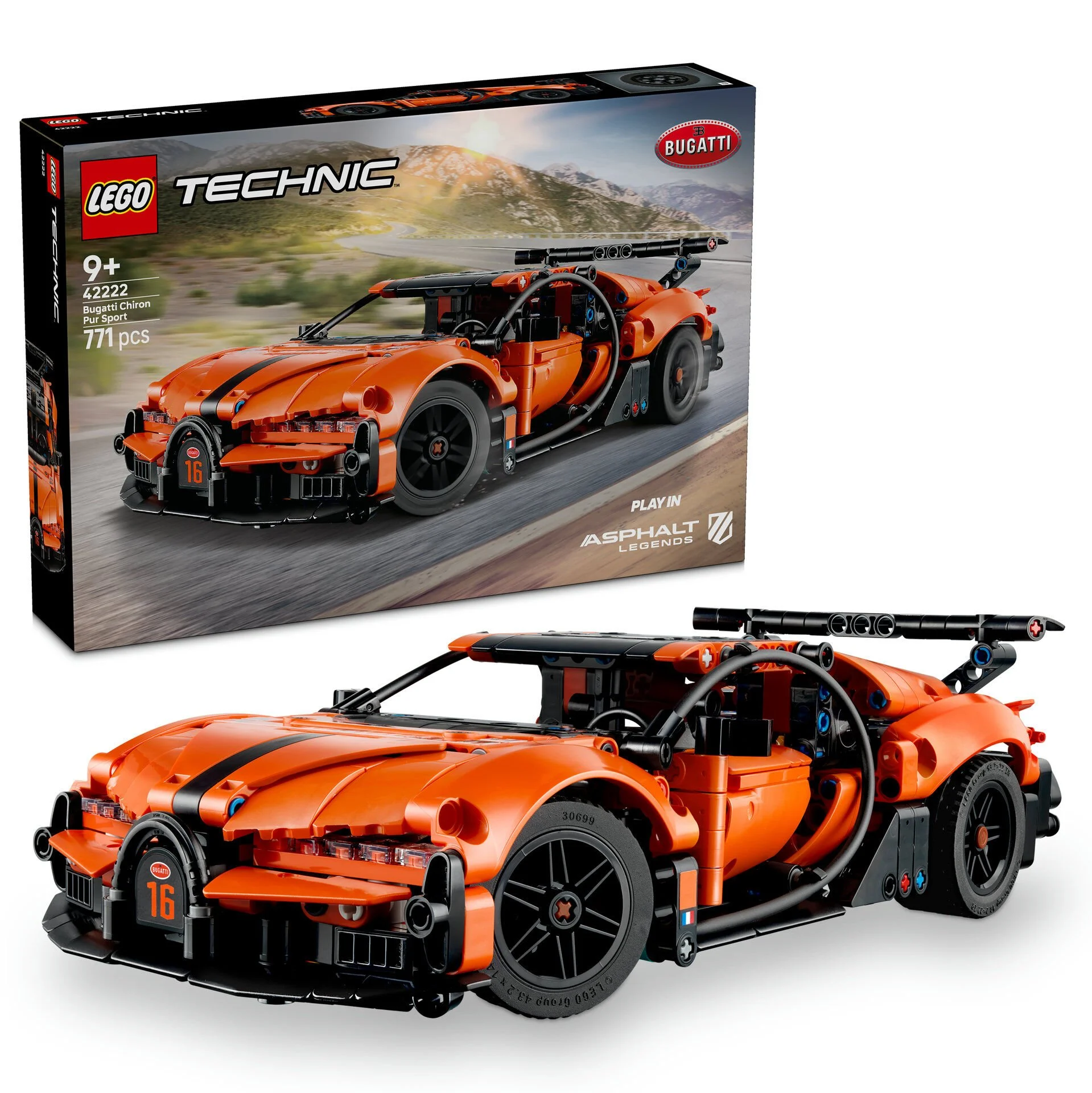 LEGO Technic Bugatti Chiron Pur Sport Hiper Araba
