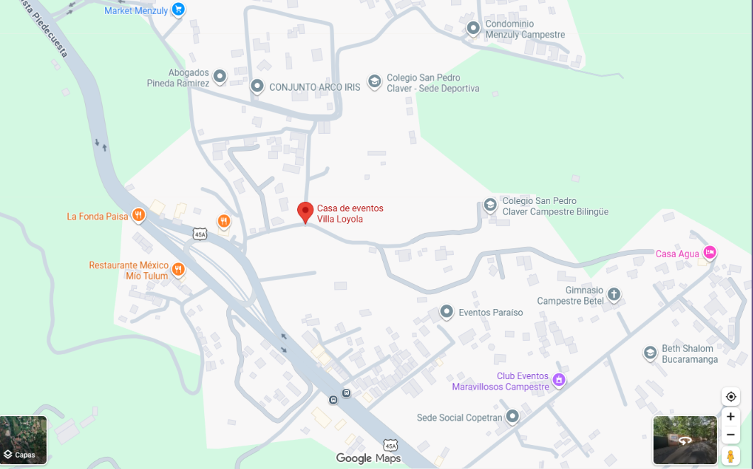 Villa Loyola Ubicación Mapa