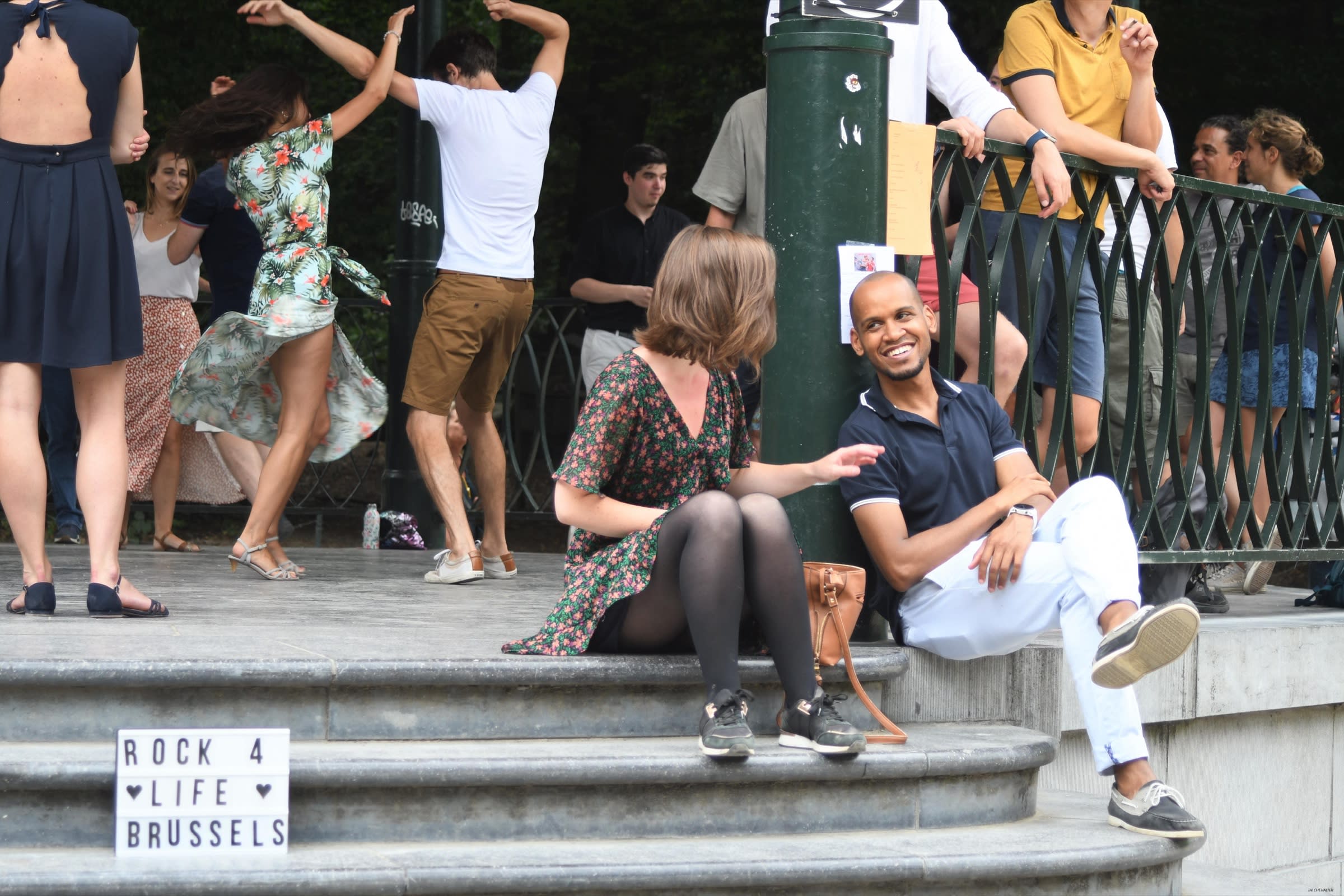 Danseurs Rock 4 Life pendant un cours de rock
