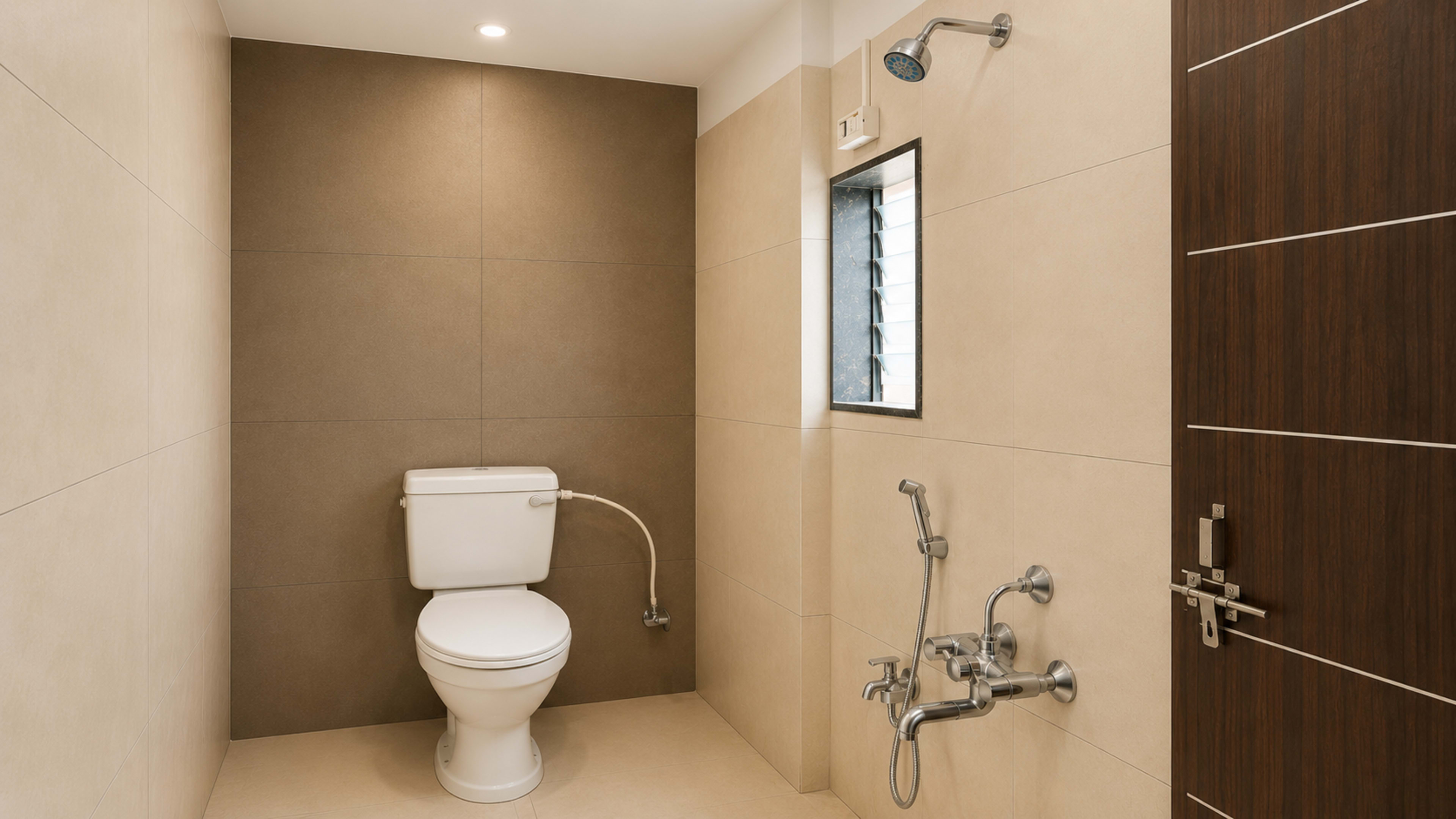 Attached bathroom in a Hotel KBP guest room