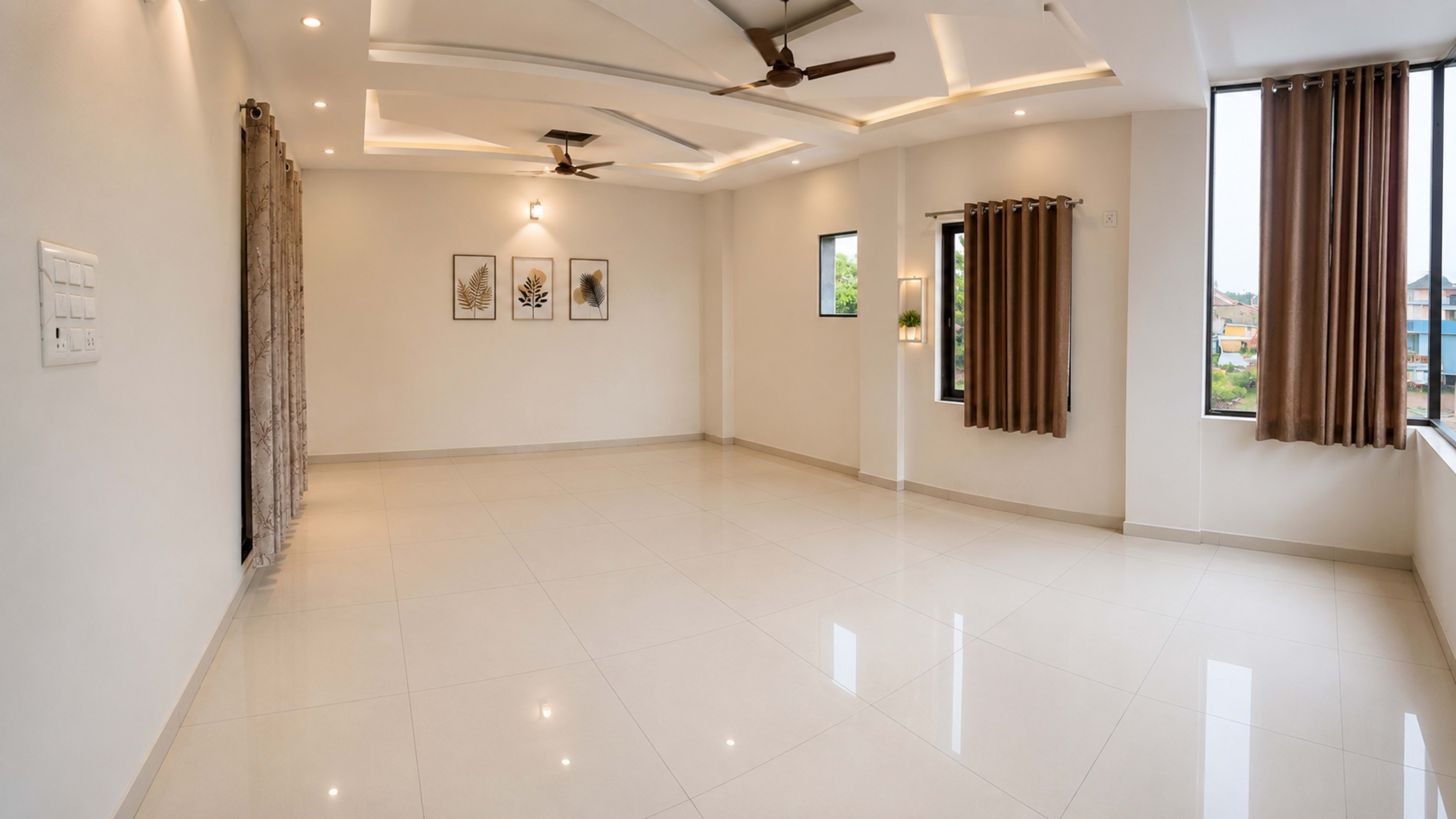 Upper floor hall at Hotel KBP used for pilgrimage group stays