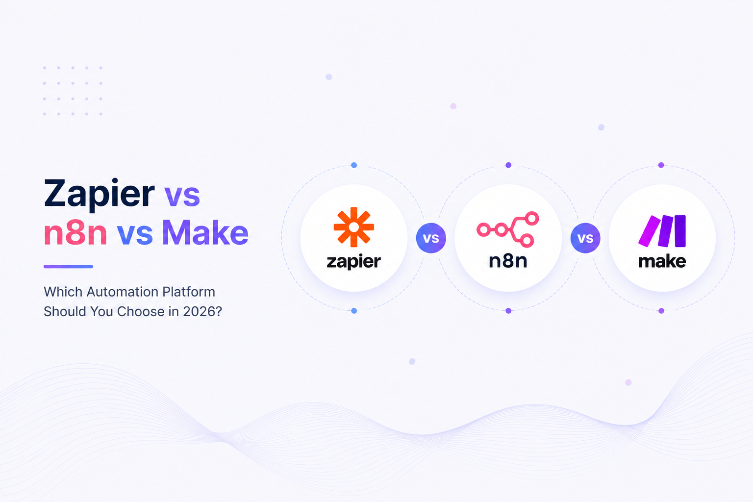 Zapier vs n8n vs Make: Which Automation Platform Should You Choose in 2026?
