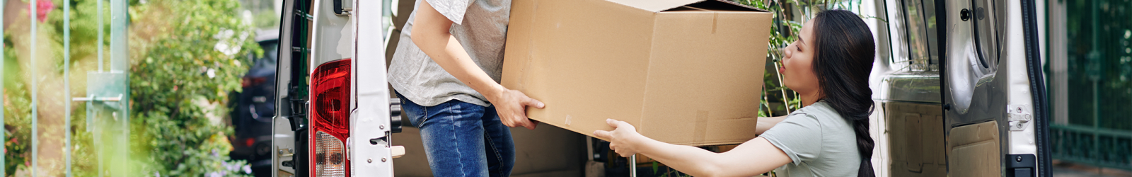 Moving trucks at Towne Storage - Union Park in Cottonwood Heights, Utah