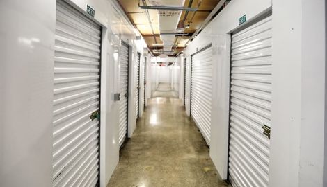 Storage facility Hallway at Key Storage