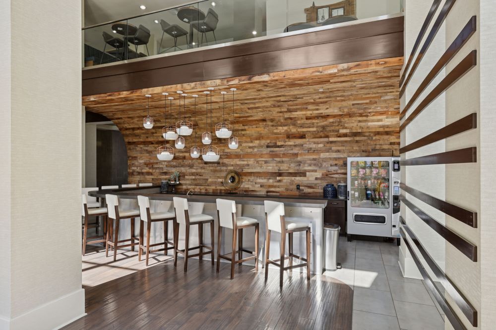 Cozy clubhouse at One Metrocenter in Nashville, Tennessee