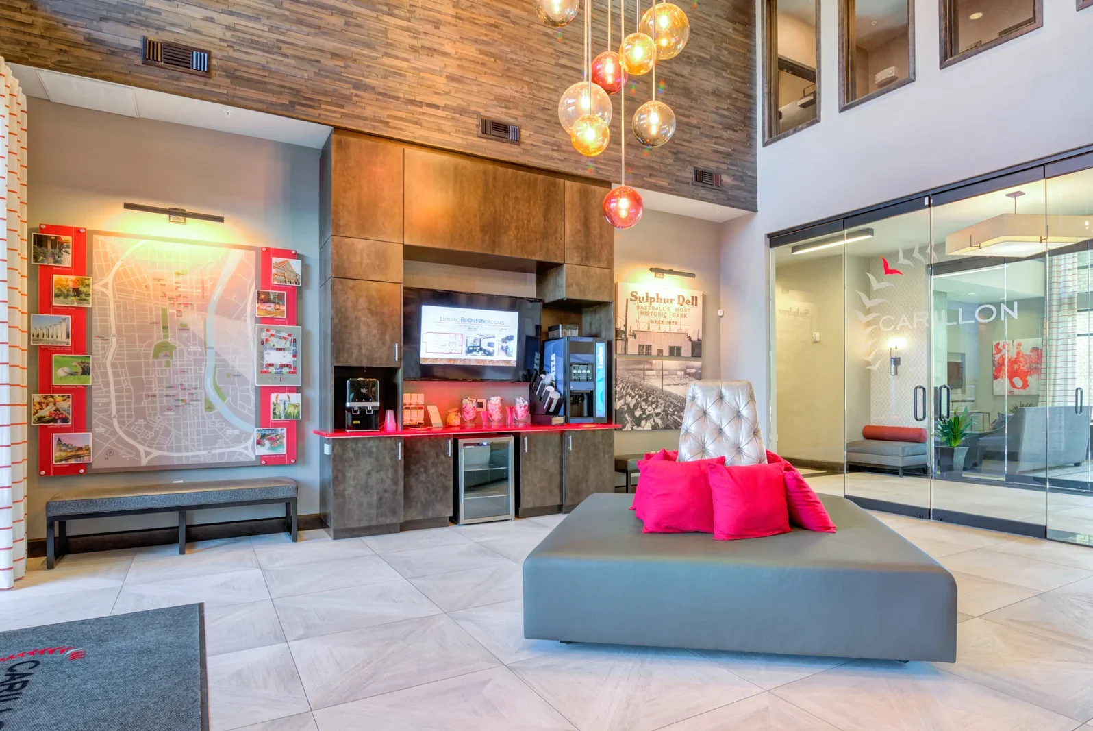 Clubhouse kitchen at The Carillon in Nashville,Tennessee