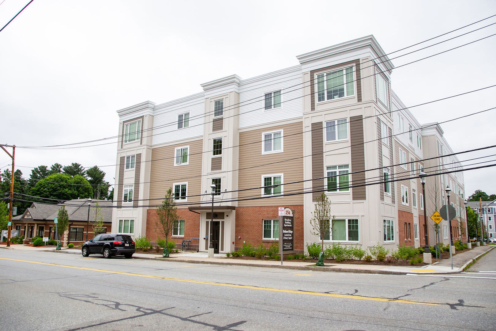 A modern apartment complex at 254 Broadway in Methuen, Massachusetts