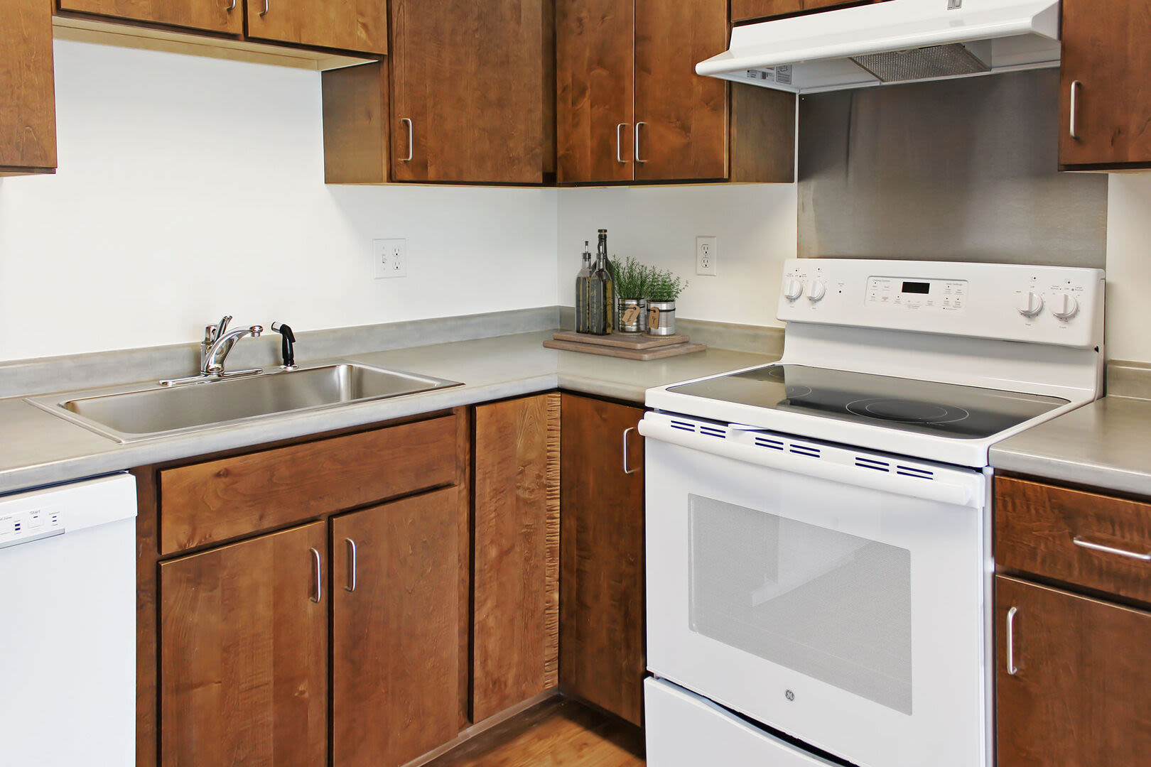 Kitchen with sink at 75 Amory in Boston, Massachusetts