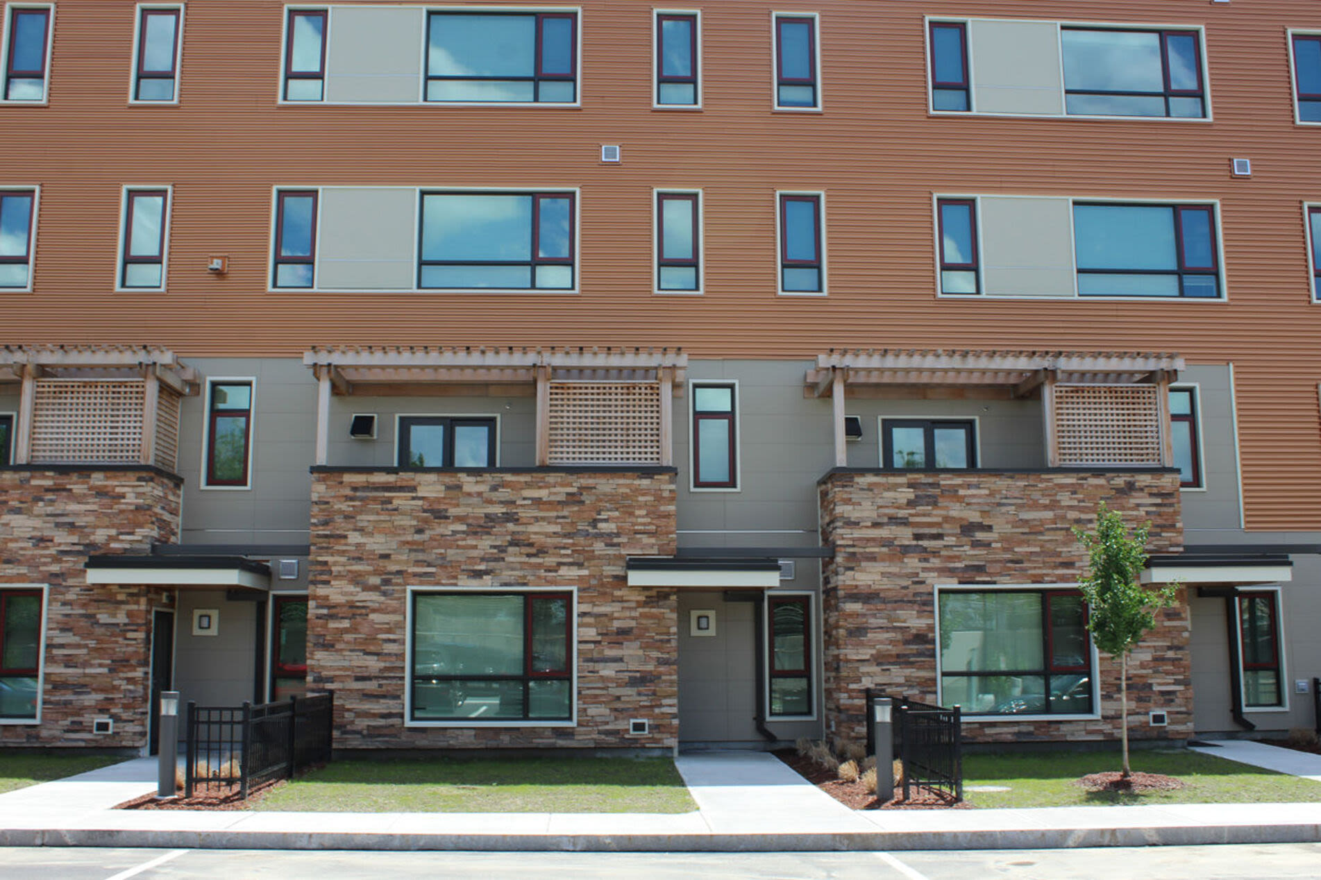 Front view of the apartment at 75 Amory in Boston, Massachusetts