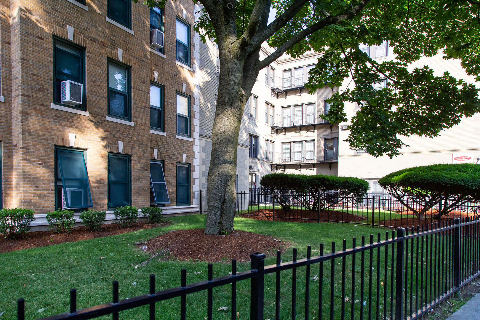Park in the neighborhood at Blue Elm United Estates in Dorchester, Massachusetts