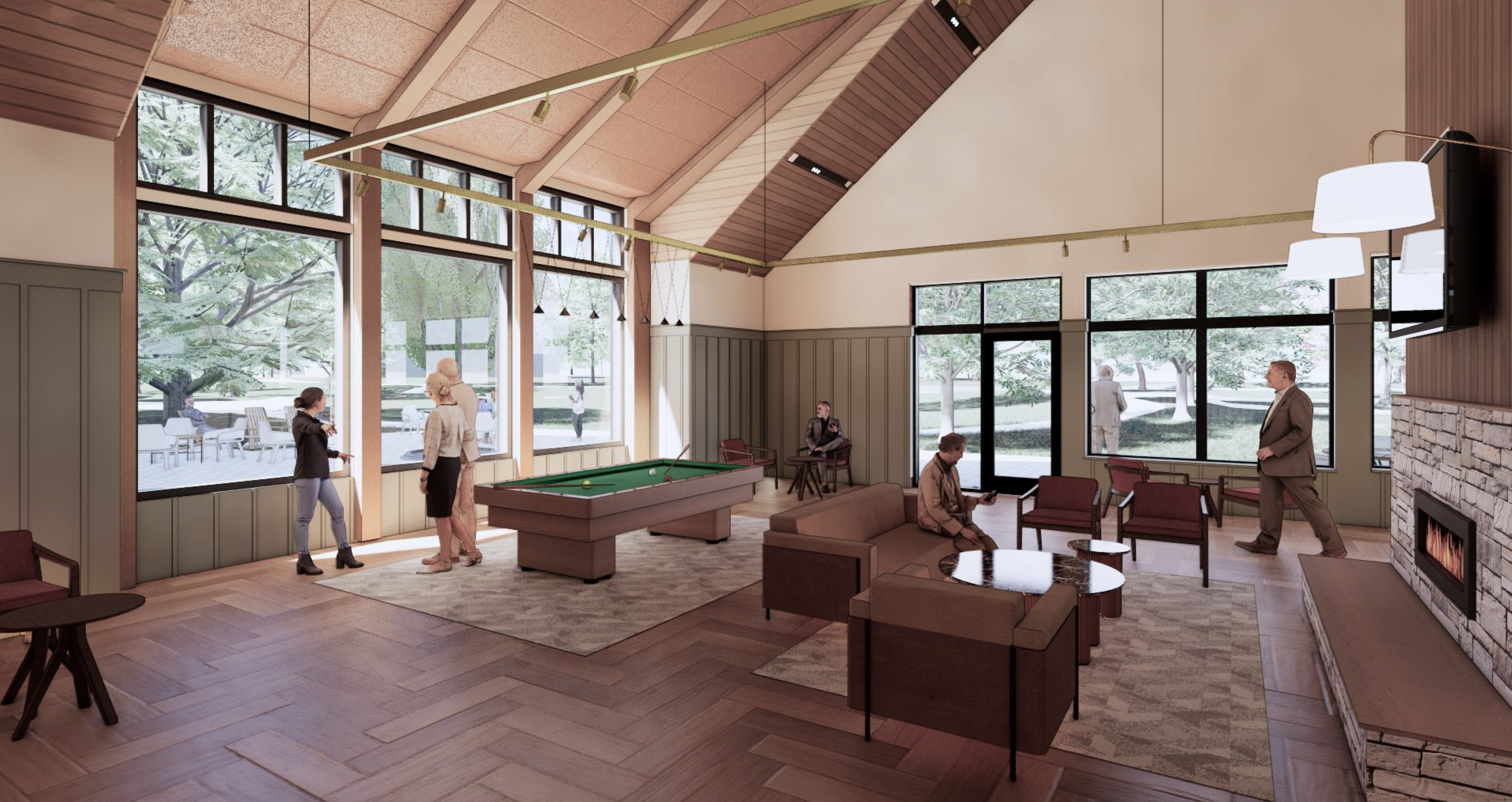 Community Room rendering