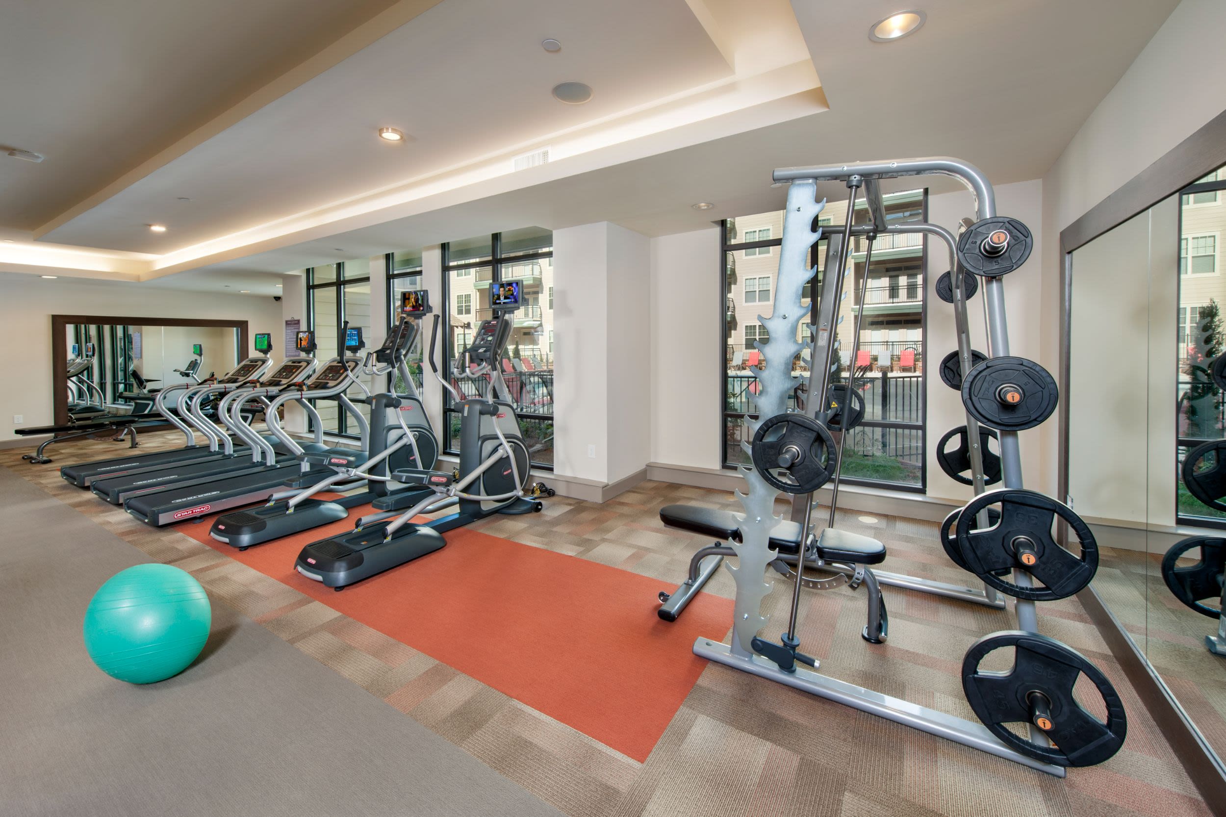Gym at Revival on Main Apartments (3 of 3)