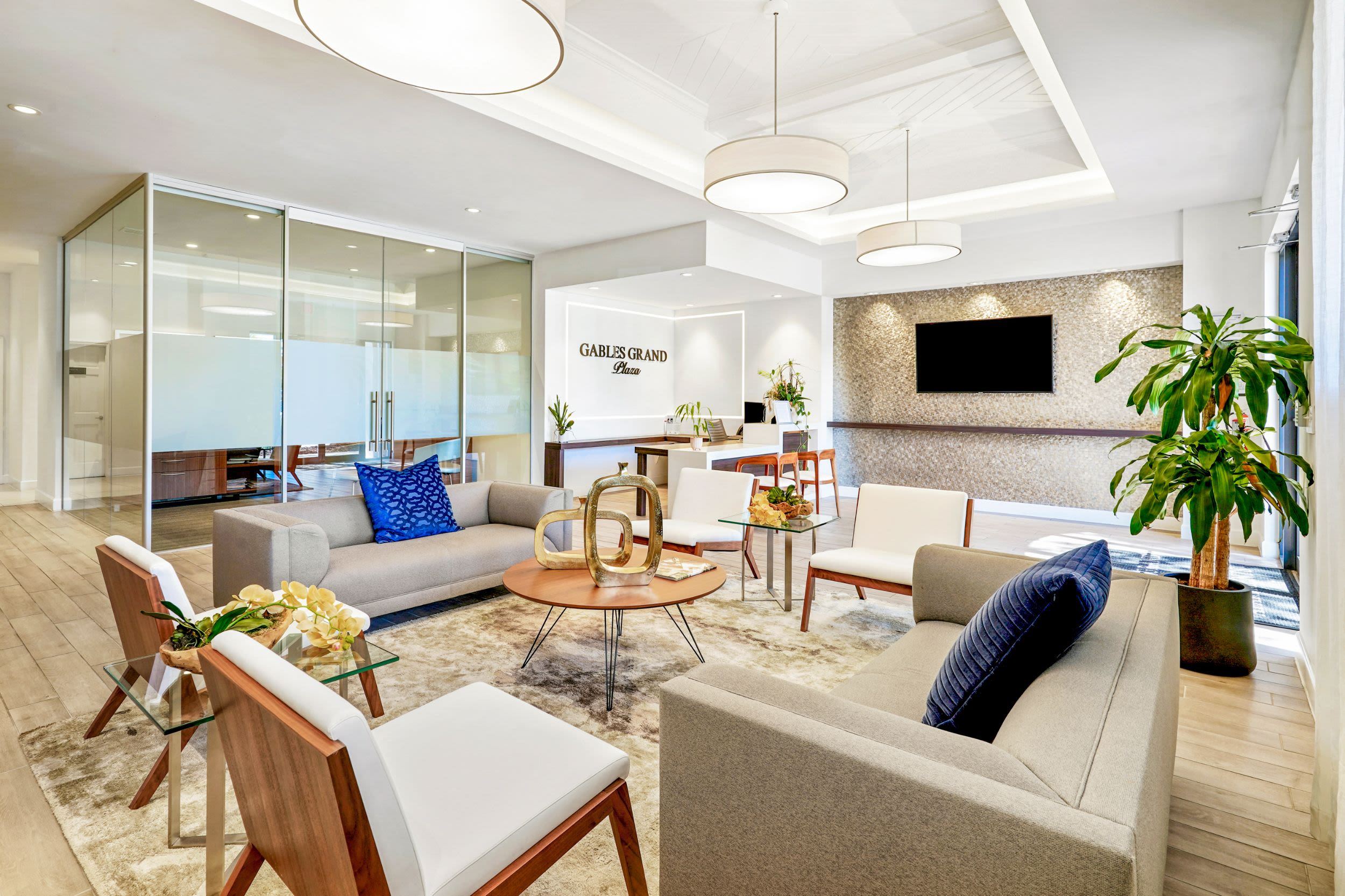 Lobby at Gables Grand Plaza Apartments