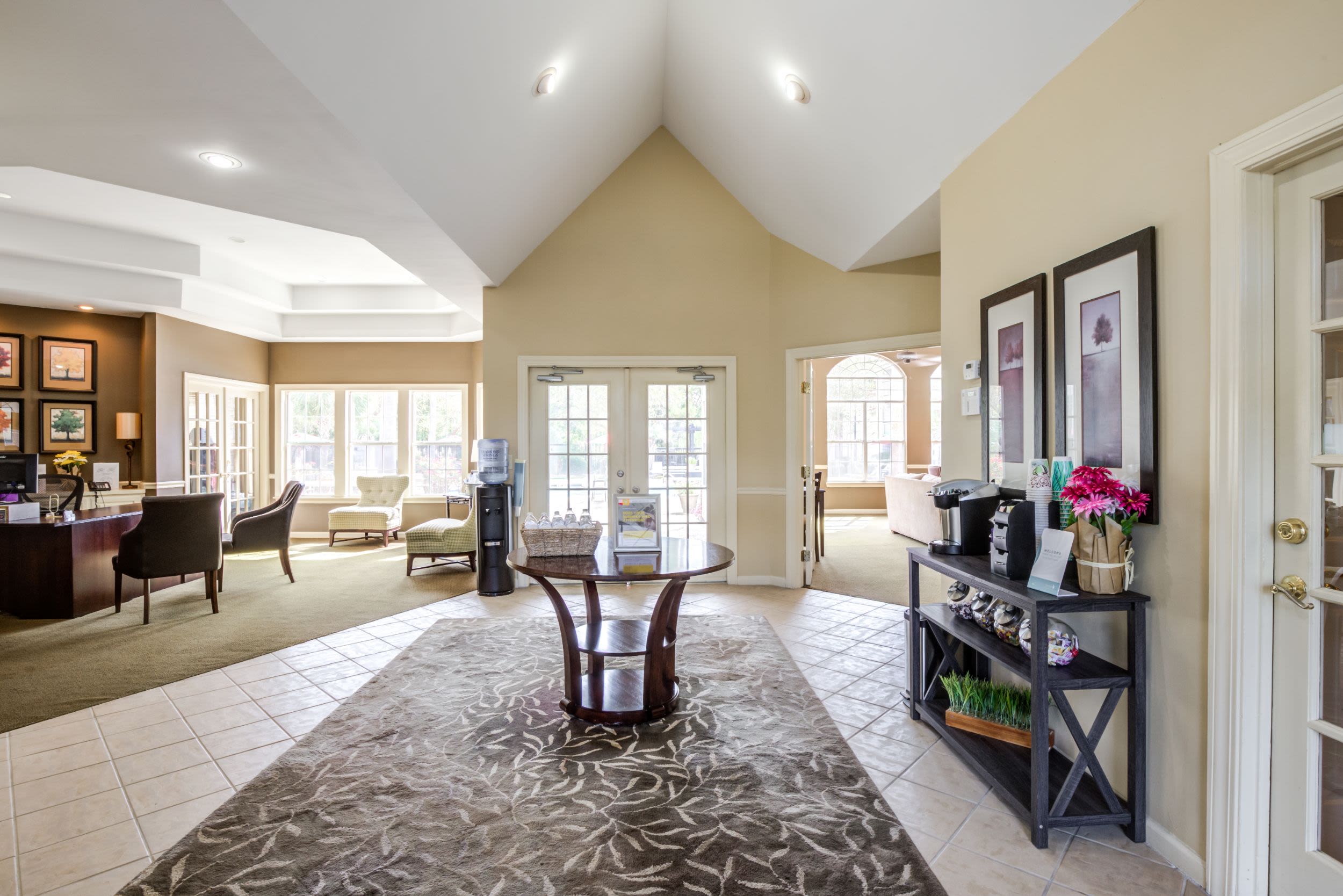 Lobby at Audubon Park Apartments
