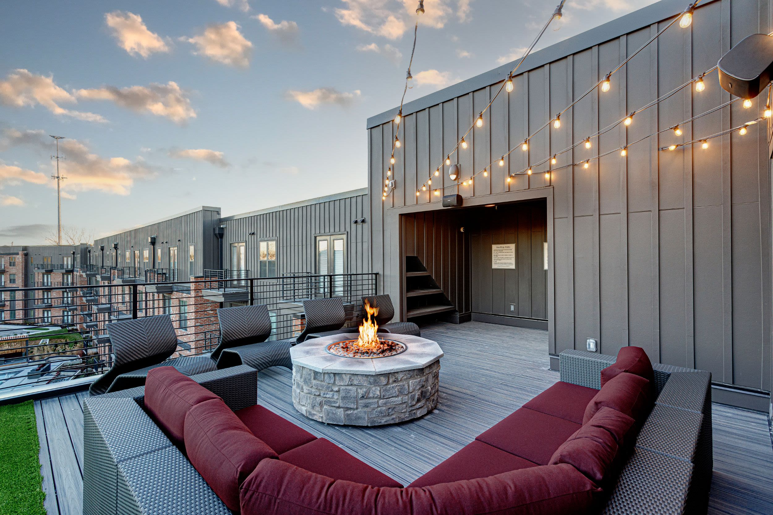 Roof deck at Vintage Station North