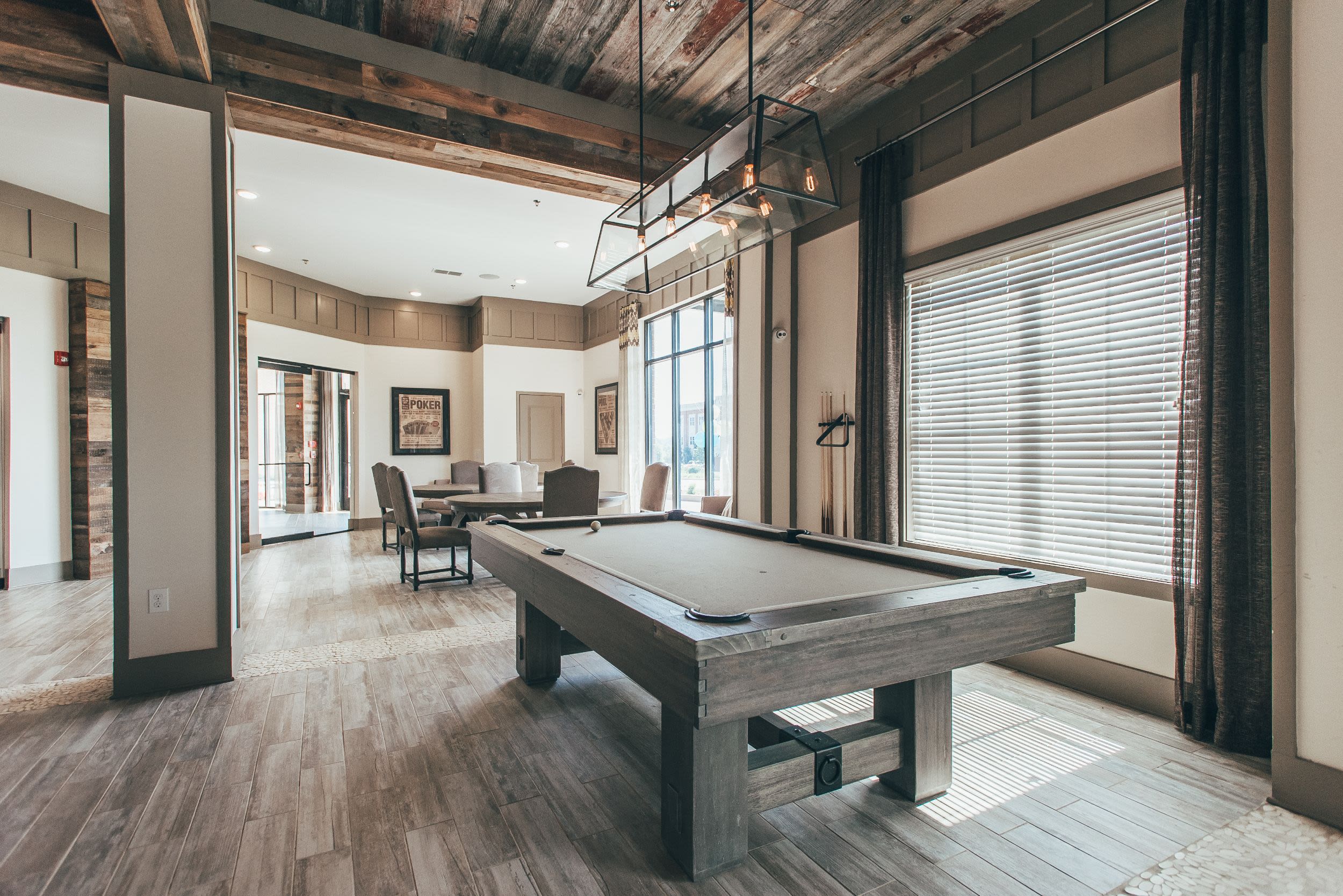 Game room at Vintage Tollgate Apartments